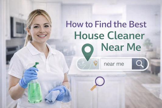 A cleaner holding all purpose spray bottle