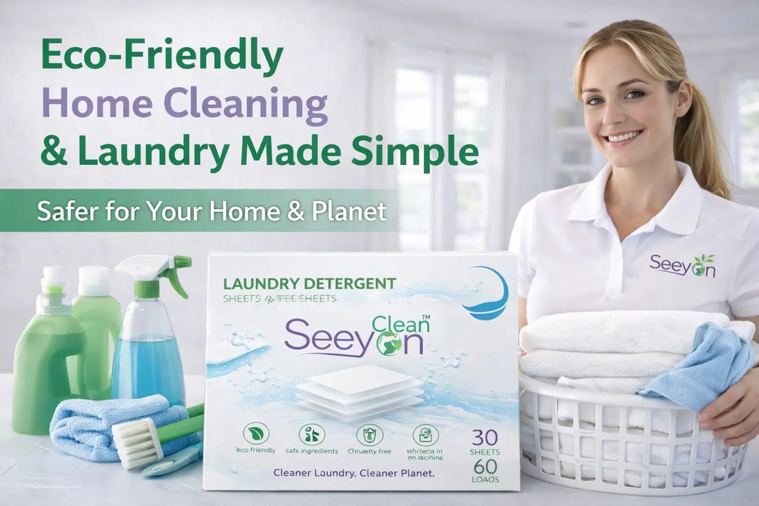 Eco-Friendly Home Cleaning & Laundry Made Simple with SeeyonClean SeeyonClean