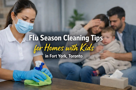Flu Season Cleaning Tips for Homes with Kids in Fort York, Toronto