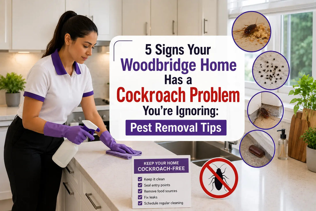 5 Signs Your Woodbridge Home Has a Cockroach Problem You're Ignoring: Pest Removal Tips SeeyonClean