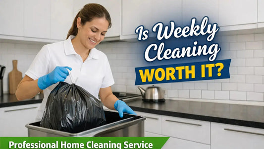 cleaner removing trash