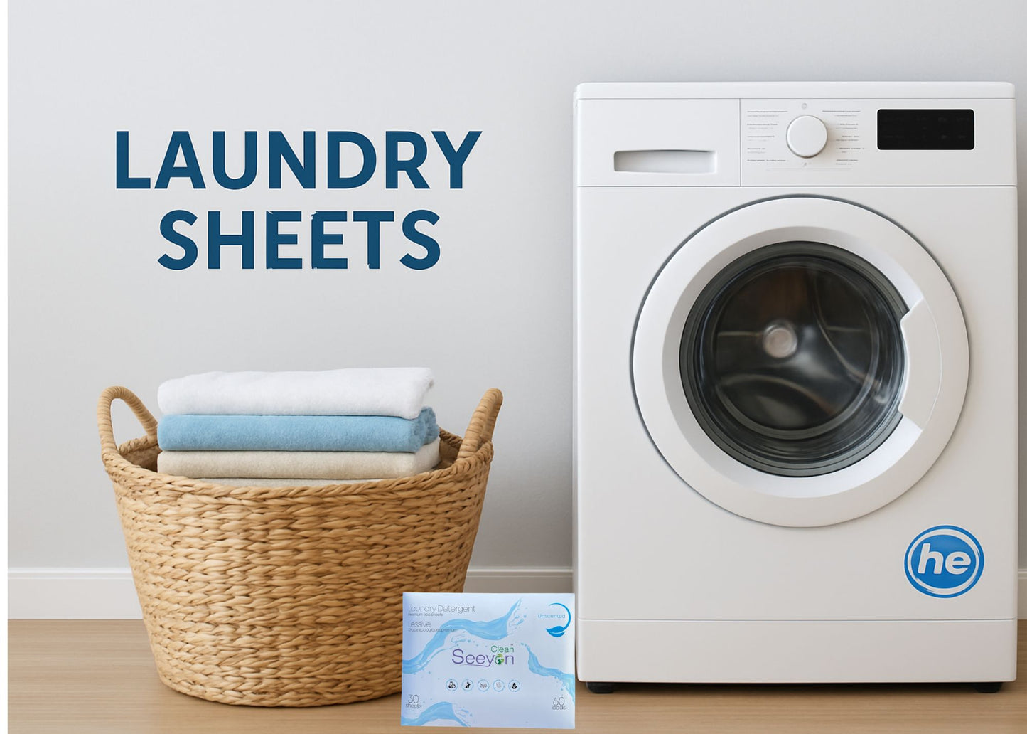 Premium Laundry Detergent Sheets