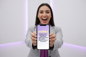 A cleaner giving review