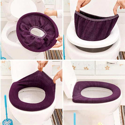 Toilet Seat Cloth Cover - Warm Toilet Seat Covers