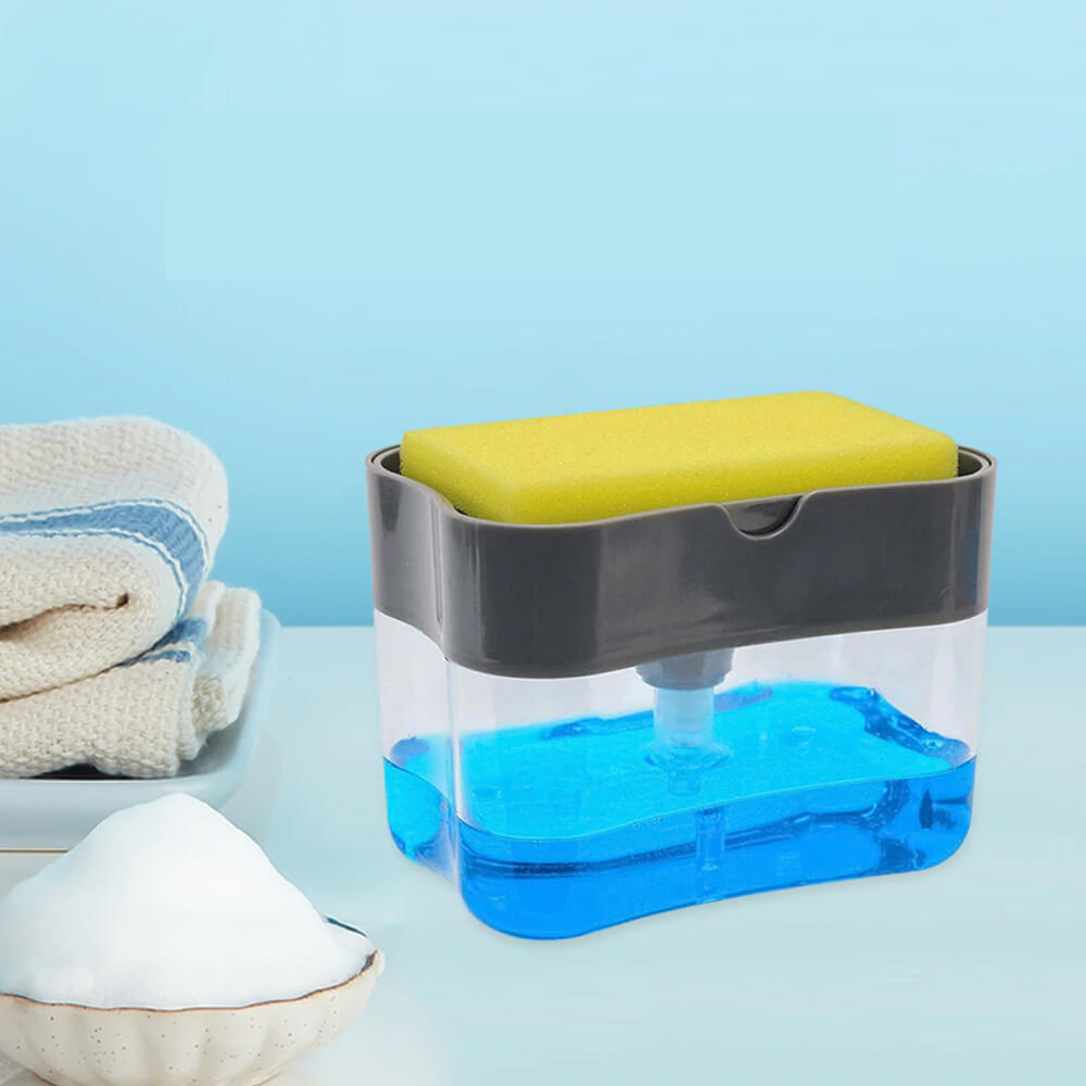 Soap Pump And Sponge Caddy