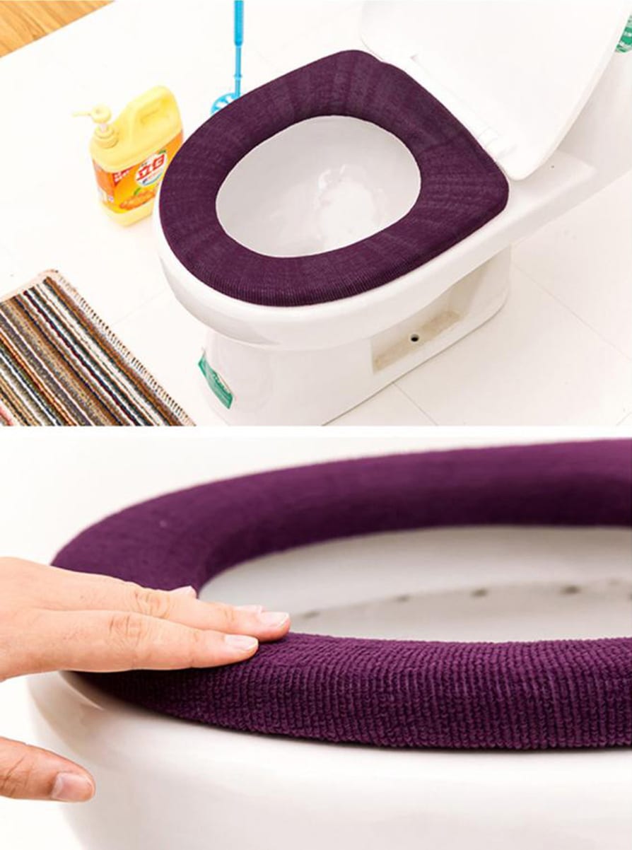 Toilet Seat Cloth Cover - Warm Toilet Seat Covers